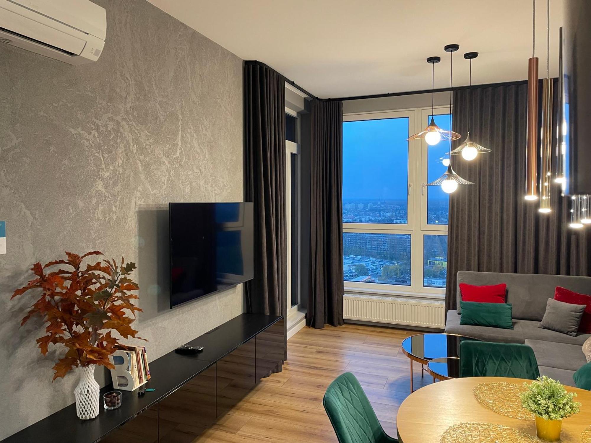 Praga 23Rd Floor High-Class Apartment Warsaw Exterior photo